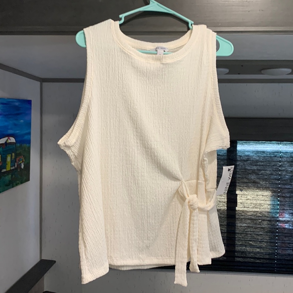Nine West NWT XL Sleeveless Blouse